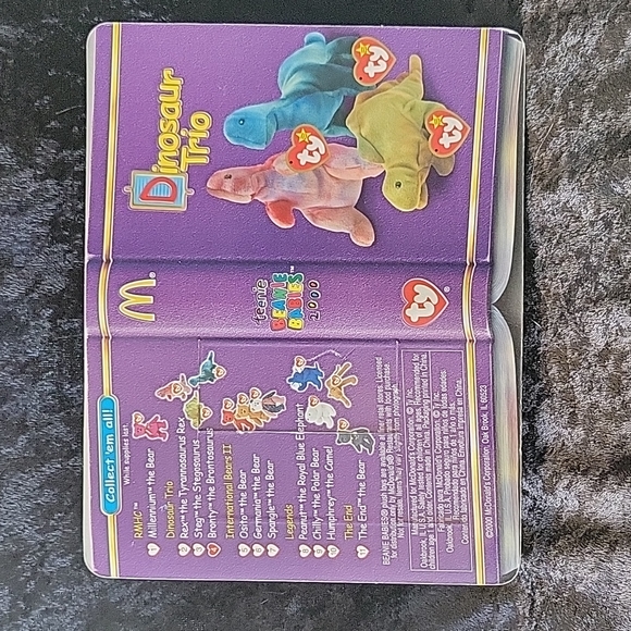 TY 2000 McDonald's Bronty the Brontosaurus - Picture 4 of 6